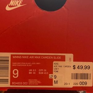 Women Nike Slides worn once